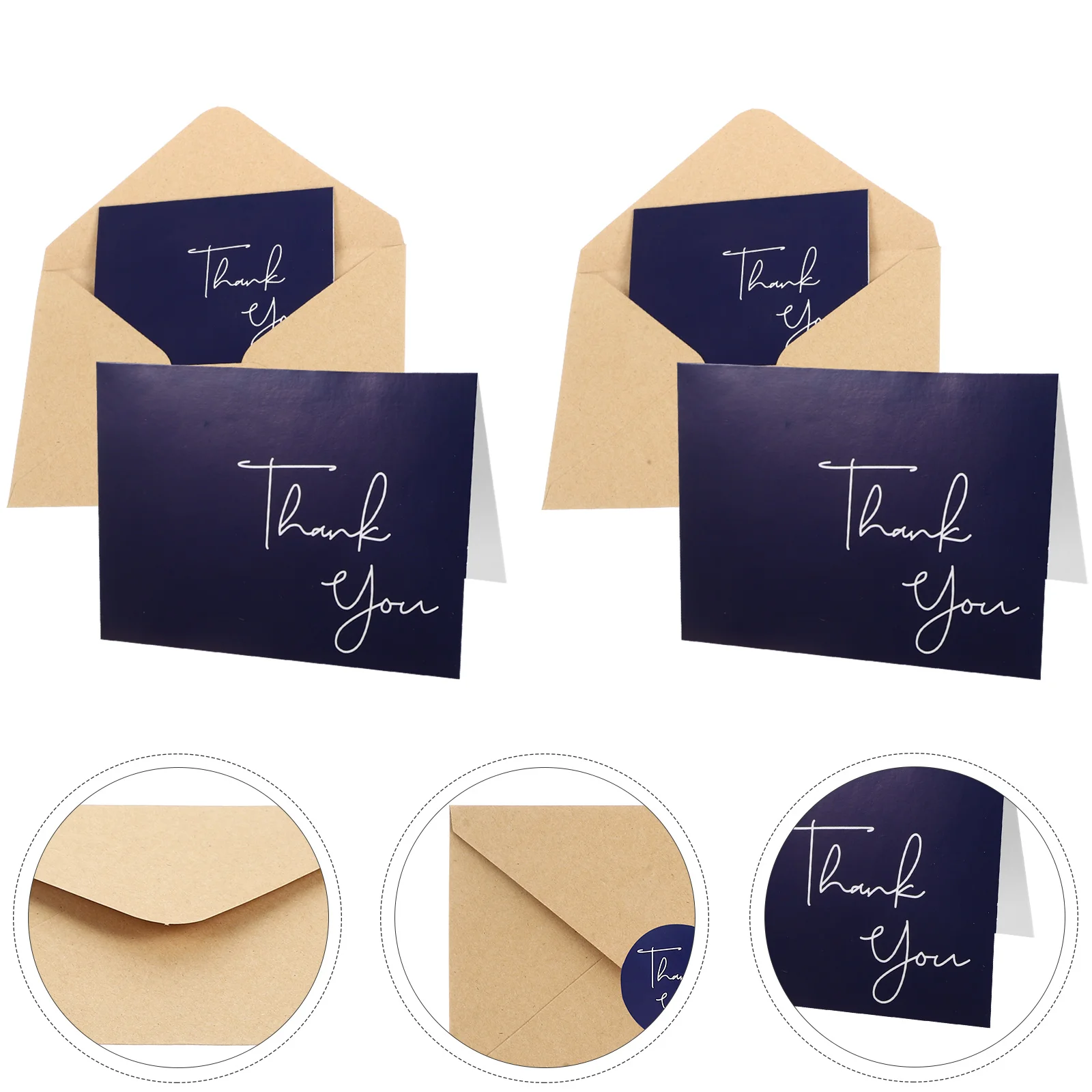 

Envelope Sticker Greeting Card Blank Teacher Friend Colleague Thank You Set Wedding Cards with Envelopes Gift Small Stickers