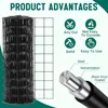 Heavy Duty Garden Fencing Roll for Garden Protection 16 Gauge Galvanized Welded Wire Fence with PV