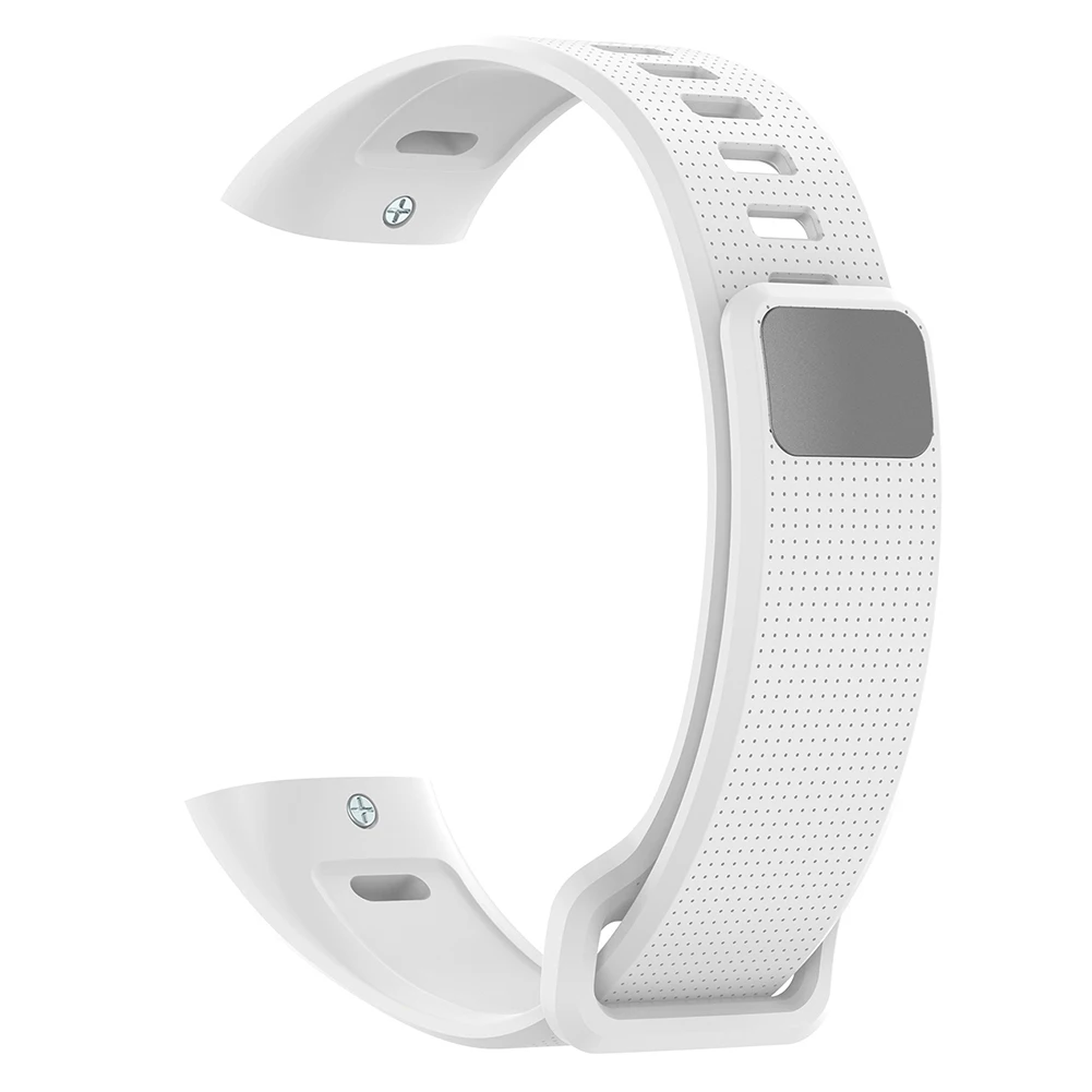 Universal Silicone Waterproof Smartwatch Strap - Adjustable Replacement Band
