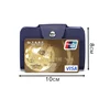 Business Card Holder Anti-theft ID Credit Card Holder Fashion Women's 24 Cards Slim PU Leather Pocket Case Coin Purse Wallet 2
