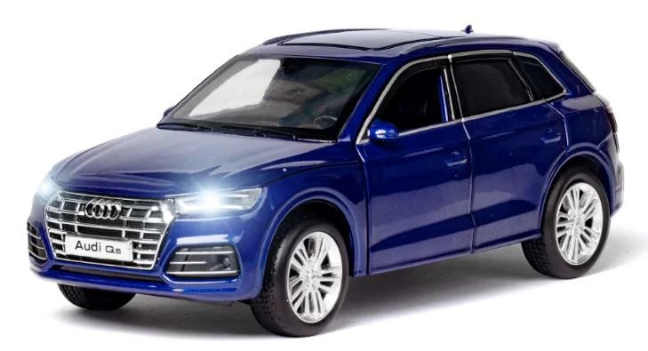 tow truck toy Diecast Toy Model 1:32 Scale New Audi Q5 Sport SUV Car With Pull Back Sound Light Children Gift Collection Free Shipping matchbox car