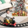 6V Electric Kids Ride On Train Motorized Train Toy w/ Track & 6 Wheels Black 4