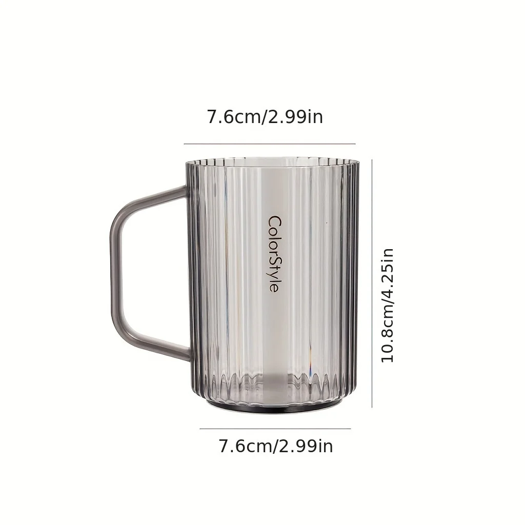 Bicchiere portaspazzolini minimalista da bagno con manico_voghion.com