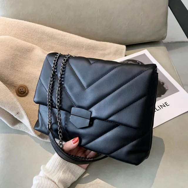 HOCODO Fashion Women'S Bag 2021 PU Leather Crossbody Bags For Women Embroidery Thread Women'S Shoulder Bag Female Handbags 1