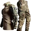 Tactical Uniform Airsoft Clothes Training Suits Camo Workwear Hunting Shirts Cargo Pant Paintball Sets Hiking Pant Men Windproof 1