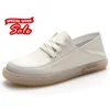 2.5cm Genuine Leather Women Oxfords Breathable Shoes Flats Comfy Lace Up Chunky Sneakers Spring Platform Wedge Loafer Slippers 1