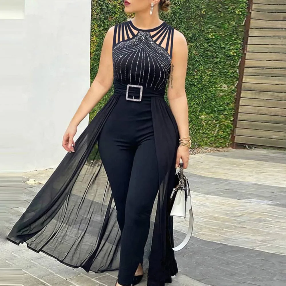 タグ付未使用 NEAU SLEEVELESS JUMPSUITオールインワン 黒 SLEEVELESS MESH JUMPSUIT IN BLACK – JONNY COTA