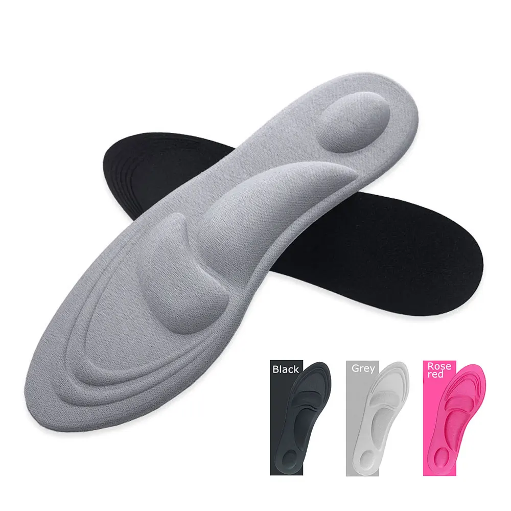 

4D Memory Foam Sport Insoles for Shoes Men Women Deodorant Breathable Cushion Running Insoles For Feet Care Orthopedic Insole