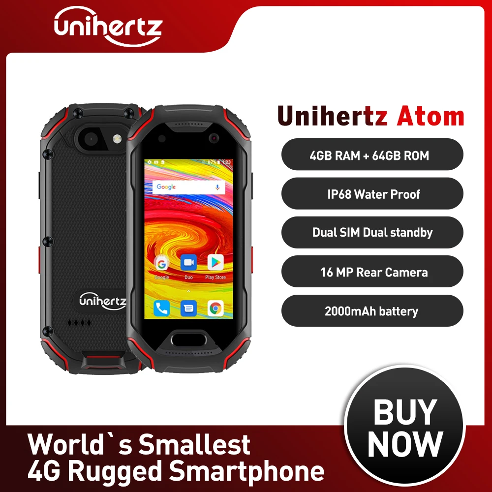 Unihertz Atom ( SIMフリー) 4GB 64GB ブラックスマホ/家電/カメラ