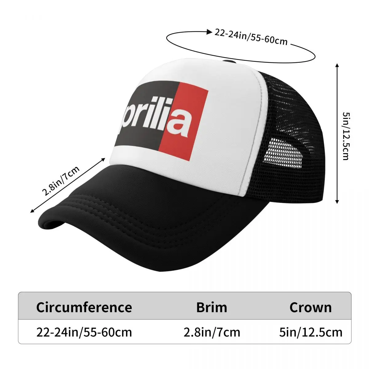 Aprilia Racing 12 Leisure Outdoor Trucker Hats Baseball Cap Quantity:1