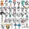 Disney New 2024 Witch Charms Skull Beads Suitable for Original 925 Charm Bracelet Charms silver  plata 925  for jewelry 2