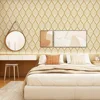 Geometric Golden Leaf Wallpaper Peel and Stick Wallpaper Boho Contact Paper Self Adhesive Wallpaper For Bathroom Home Decoration 3