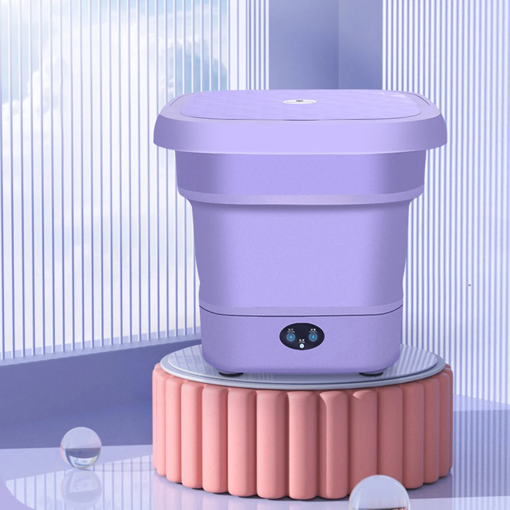 

Folding Washing Machine Household Mini Automatic Micro Dehydration Drying Washing Machine,for Dormitories,Apartments,Travel