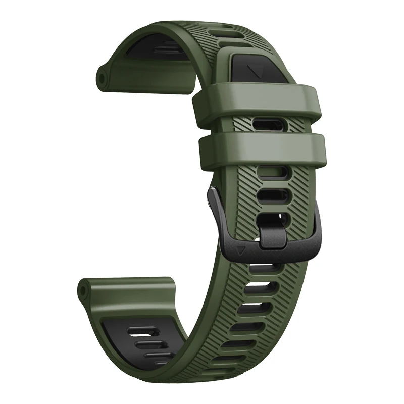 Sport Silicone Replacement Watch Band 22mm - Versatile Wristband Bracelet Correa