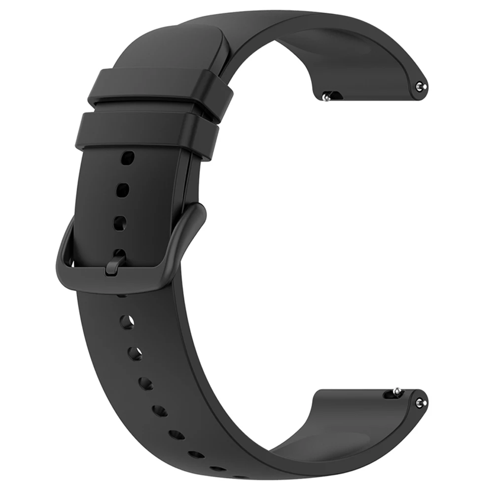Breathable Soft Silicone Sport Strap - Premium Replacement Band, 20mm/22mm