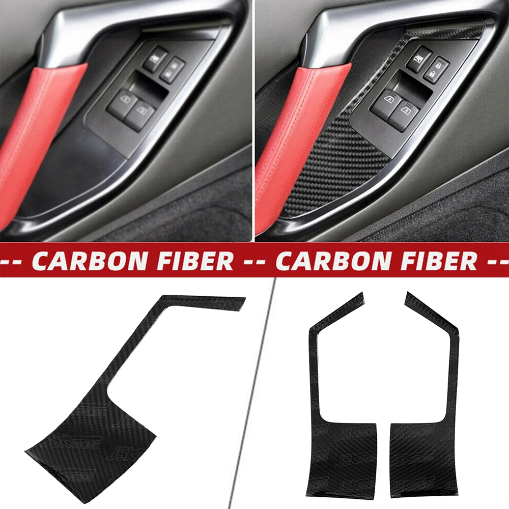 

For Nissan R35 Gtr 2008-2016 Dry Carbon Fiber Window Switch Panel
