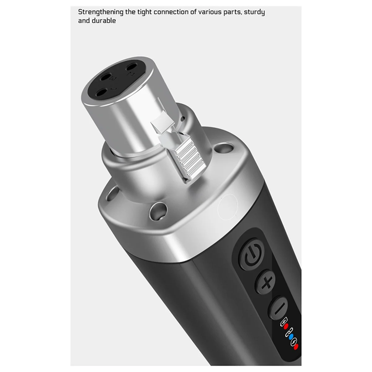 A04R-New XLR Adapter System Wireless Microphone Transmitter Receiver for Dynamic Microphone Guitar Audio Mixer PA System