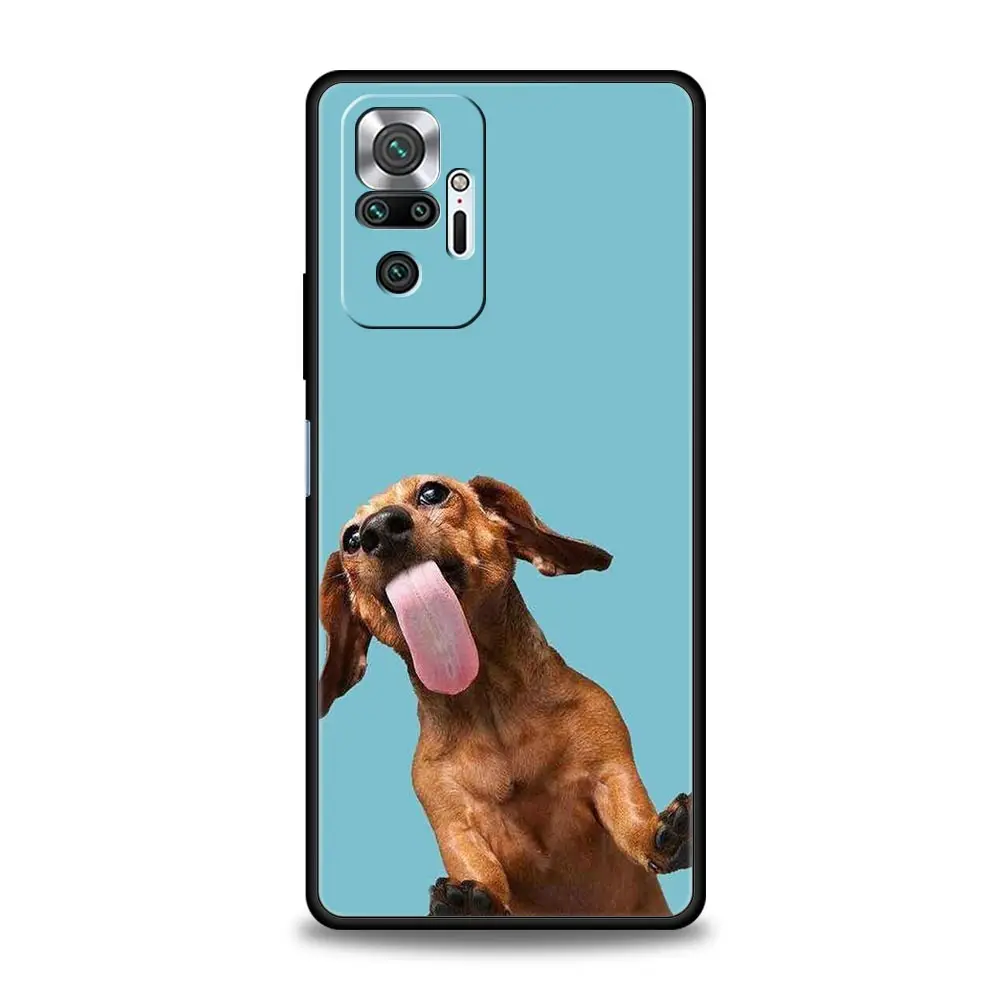 Dachshund Silhouette Dog Design Phone Case - Cute and Stylish Cover