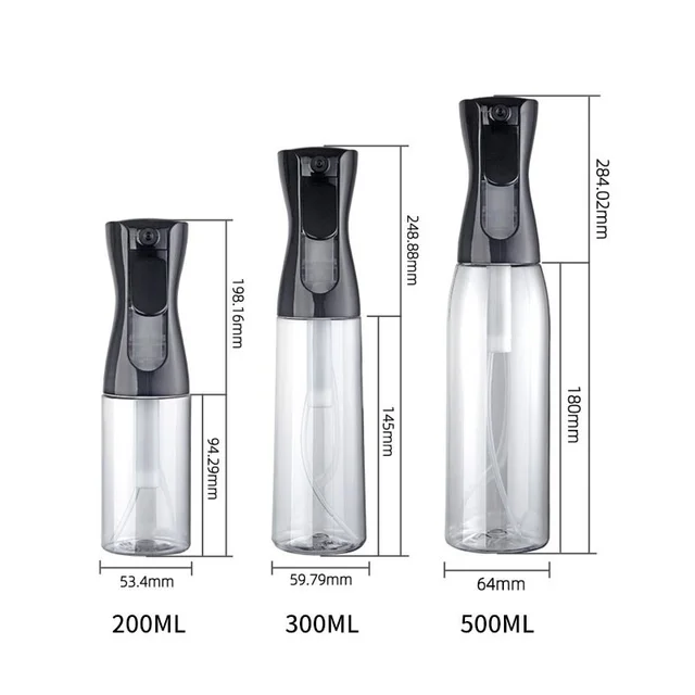 200/300/500 Ml Spray -Palack Finom Ultra Köd Permetező Víz Hajformázása Nagynyomású Kertészeti Porlasztó - Image 3