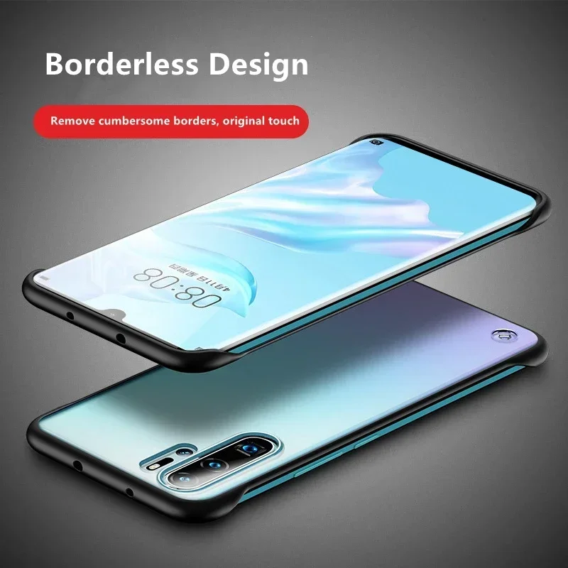 Luxury Borderless Translucent Ultra Thin Anti-Fall Shockproof Protective Phone Case