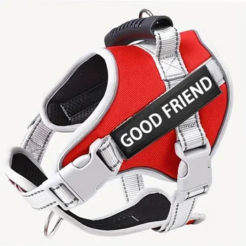 Dog Harness For Small & Medium Dogs, Adjustable Reflective Pet Vest Harness