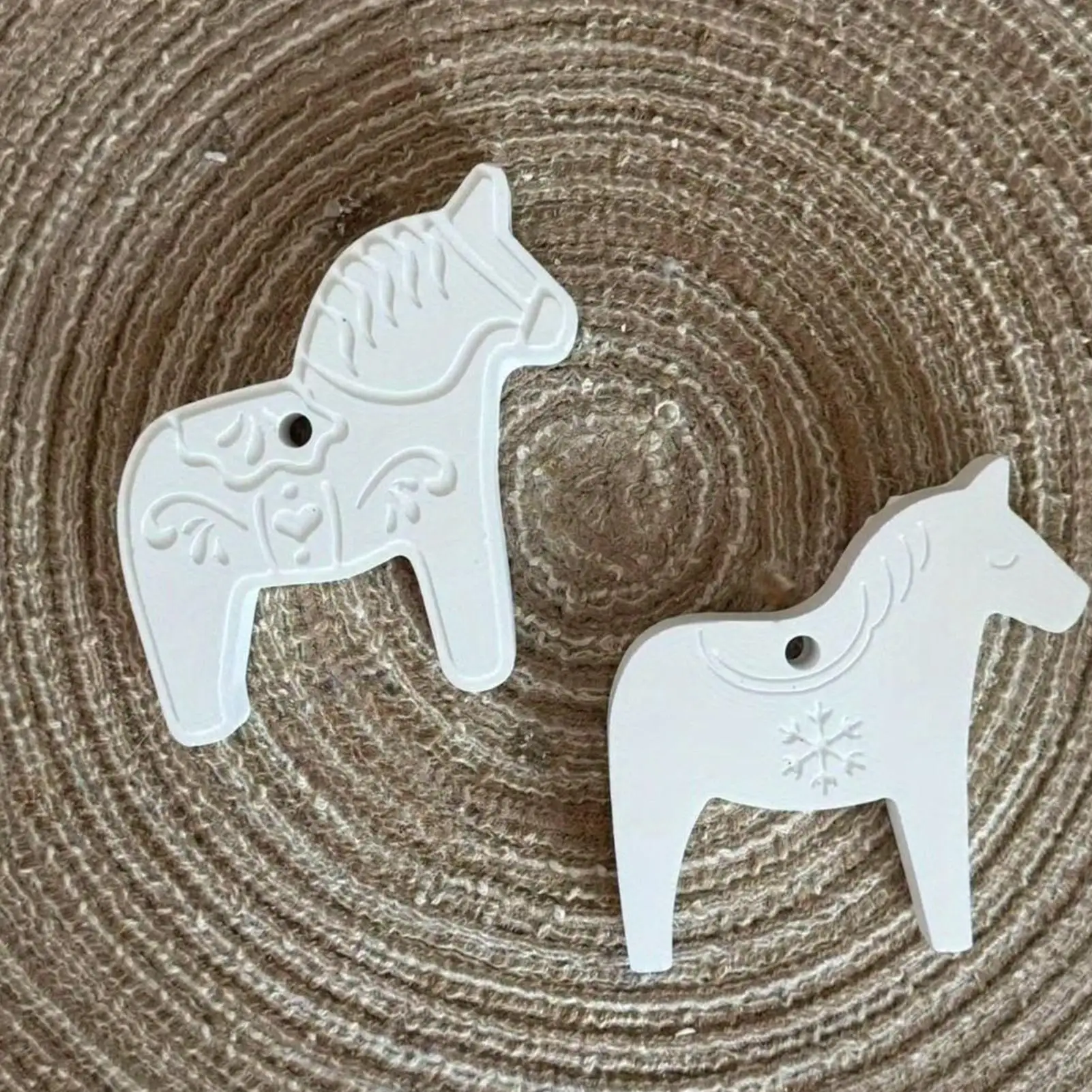 Horse Mold Horse Candle Molds Silicone Easy Release Polymer Plaster Paste Craft Moulds For Pendant Cement Gypsum Decoration