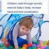 3 in 1 Children's Tent Toy Ball Pit Pool House Portable Children Tipi Tents Crawling Tunnel Pop Up Tent House Kids Camping Tent 3