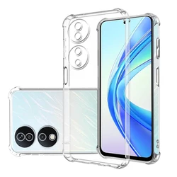 Shockproof Clear Silicone Phone Case - Transparent Back Cover with Camera Protection for ABS (For Honor X7b)