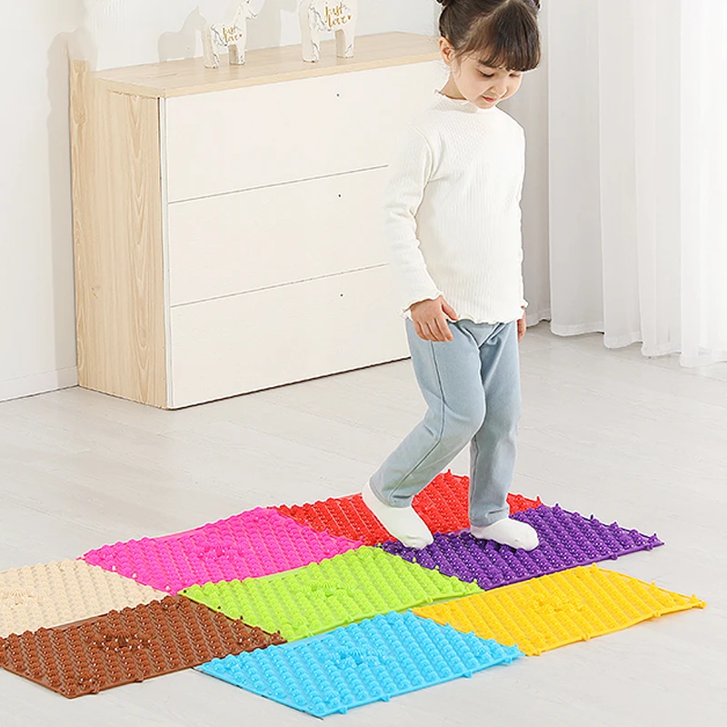 Sensory Exercise Equipment Acupressure Board Children's Tactile Game Toy Pads Home Toe Board Plantar Acupoint Massage Cushion 3