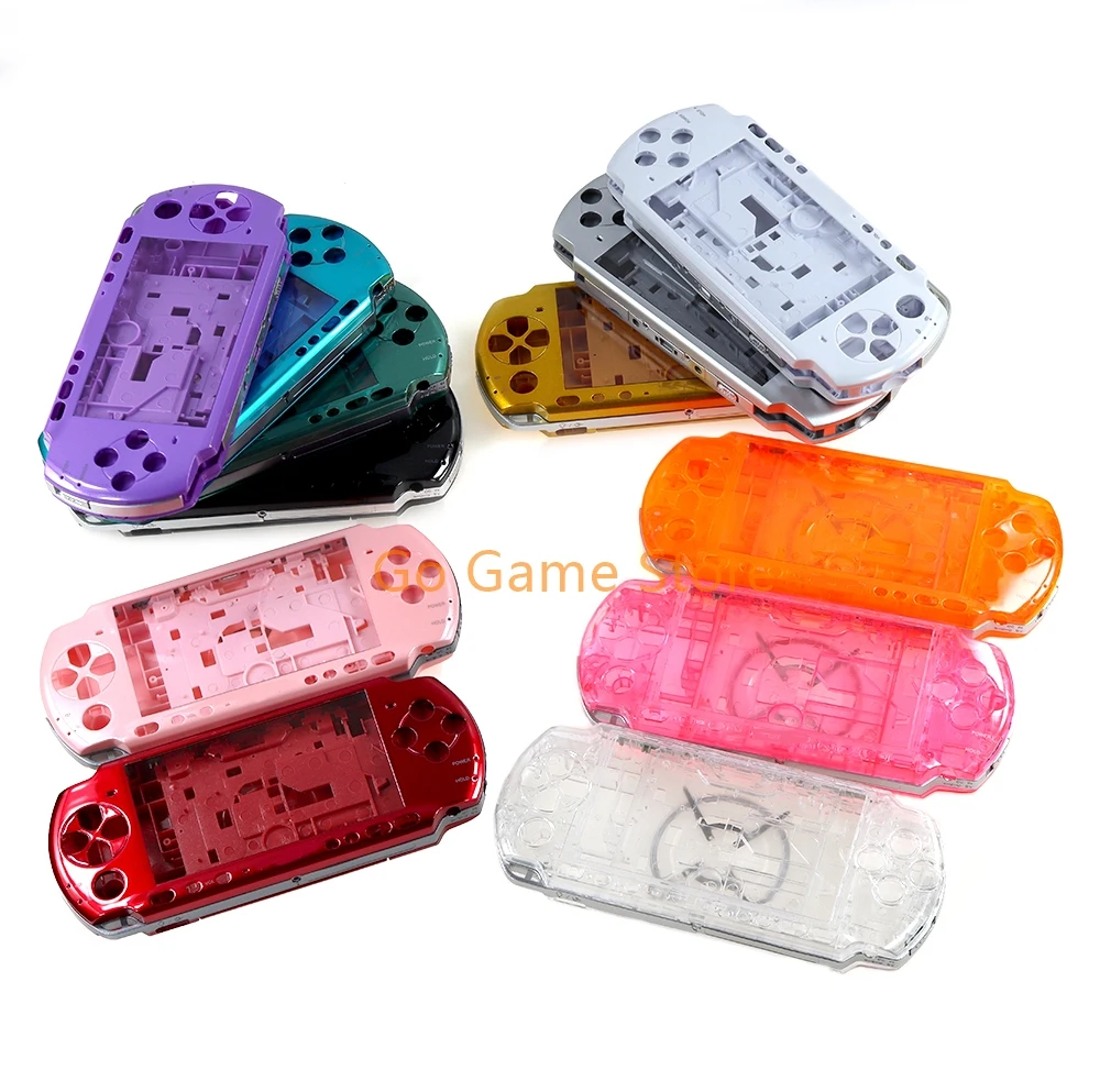 PSP3000+ケース   セット 8sets For PSP3000 PSP 3000 Game Console Replacement Full