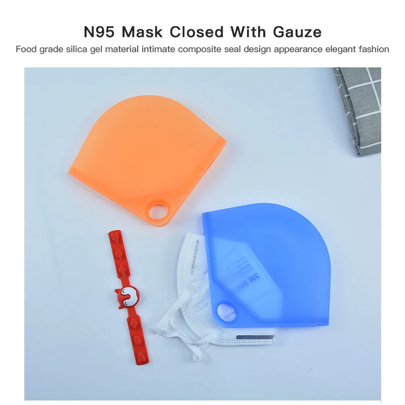 

Portable Face Masks Silica Gel Organizer Dustproof And Moisture-proof Cover Holder Case Storage Isolate Bag