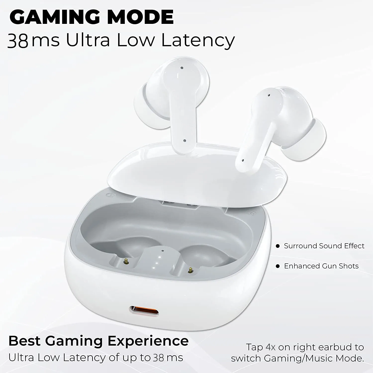 Bluetooth Wireless TWS Earphone Touch Control Earbuds