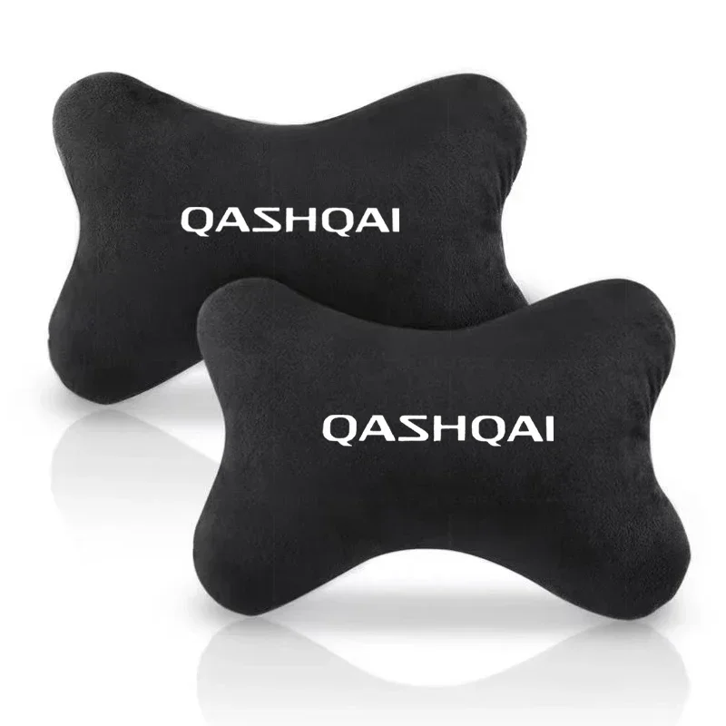 Car Seat Headrest Neck Pillows Car Styling Accessories 2Pcs For Nissan Qashqai J10 J11 J12 2006-