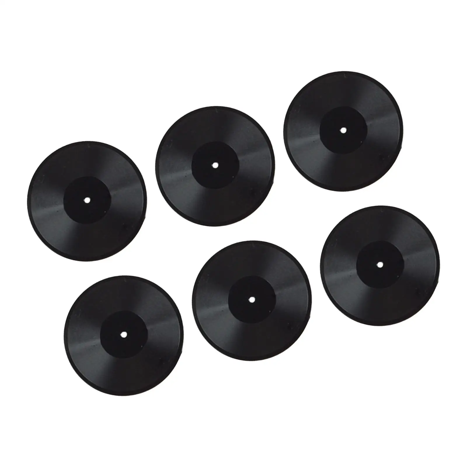 6x Simulation 1/6 Scale Miniature Records Model Scenery Supplies Mini Vinyl Records for Home House Living Room Bedroom Ornaments 4