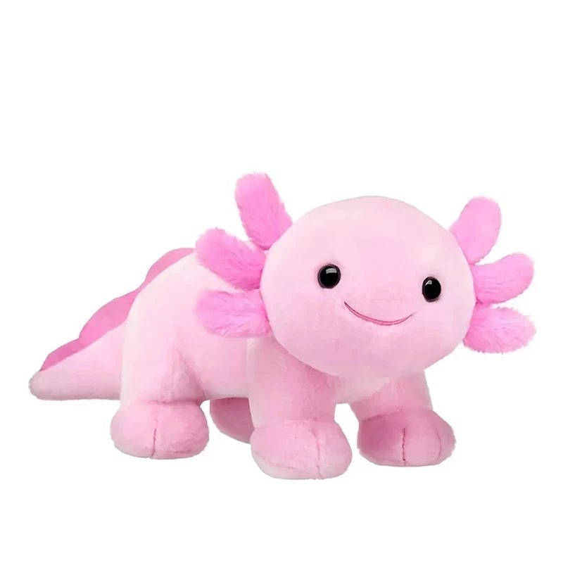 Cute Stand Axolotl Stuffed Animal Plush Toy Pink world Axolotl Plushie Pillow Doll Kids Birthday Gift Home Decoration christmas wedding home decoration sound control red green blue disco strobe lamp laser projector led party dj stage light