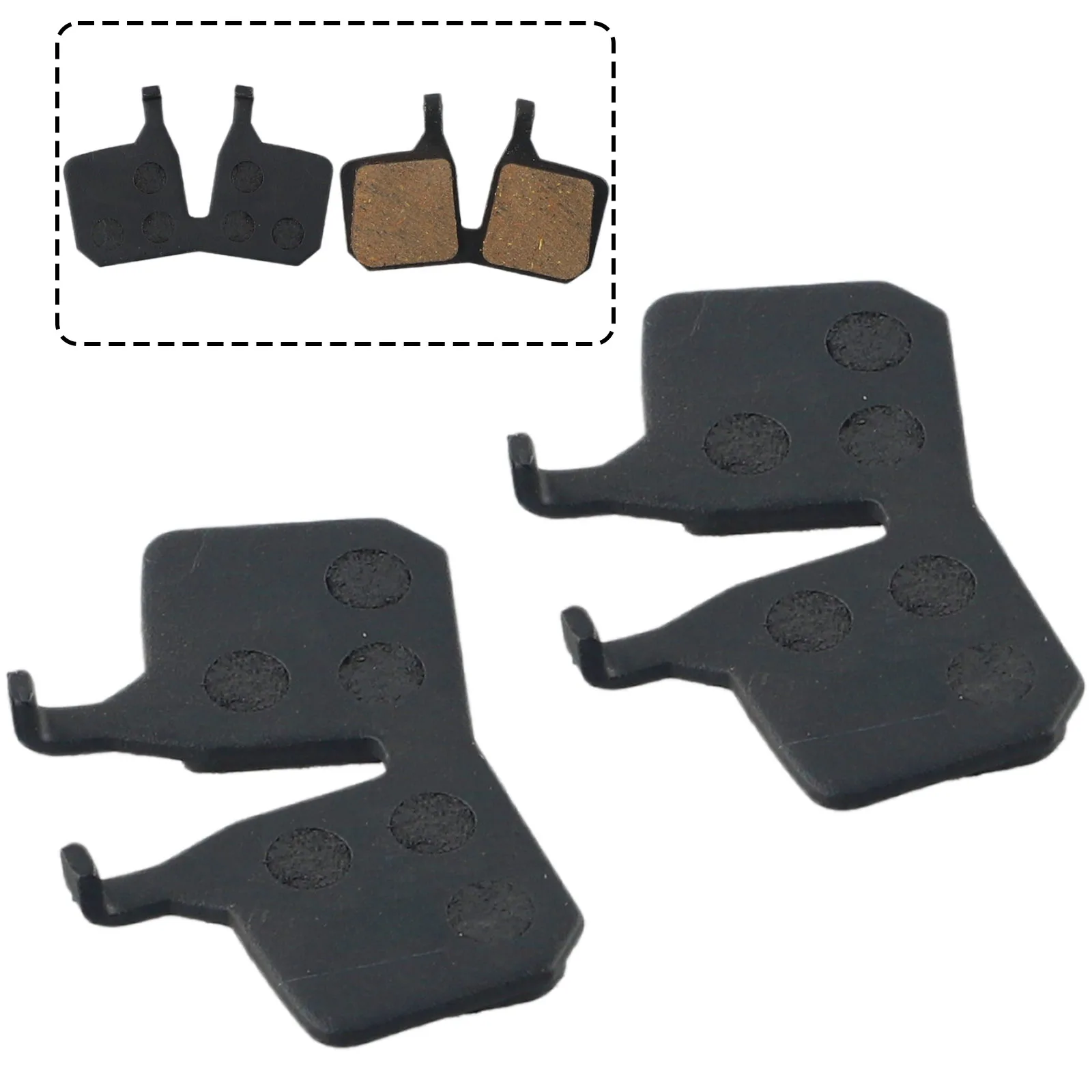 

Durable Useful New Bicycle Disc Brake Pads For mt5 mt7 Low-noise Mountain Semi-metal 4 Pairs Accessories
