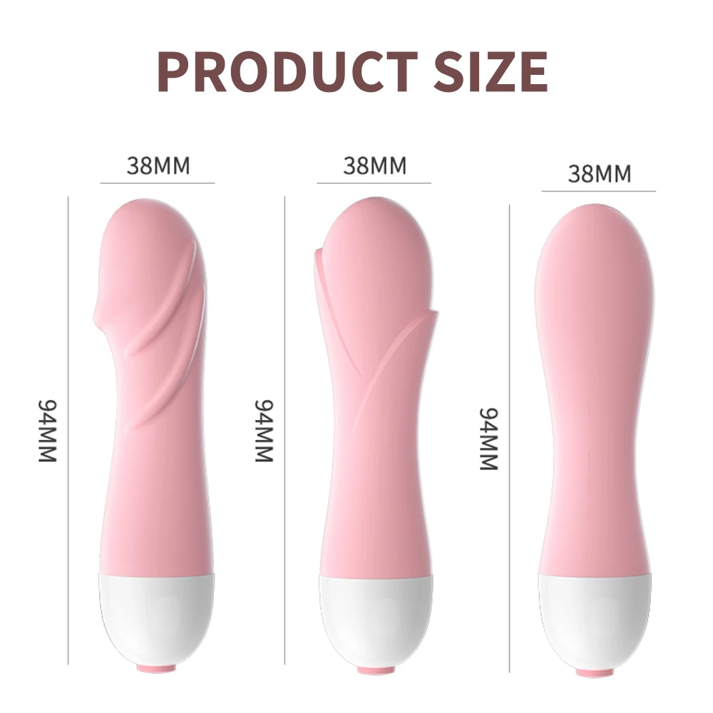 Mini Vibrator Soft Silicone Cute Battery Vibrators for Women G Spot Dildo Clitoral Stimulator Female Masturbation Adult Sex Toys — view 6