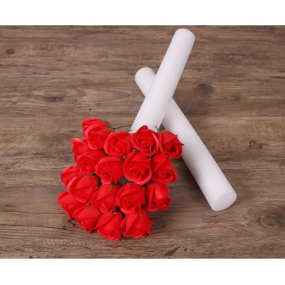 1Pcs Flower Arrangement Base Foam Strip Wedding Event Party Props DIY Sponge Stick 51*4cm Cylindrical Cotton Strip foam flower arrangement base