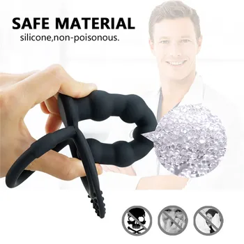 Double Penetration Dildo Cock Ring Butt Plug Female Massager Masturbator Sexyshop Erotic Sex Toys Couple Goods For Adults 18 XXX 4