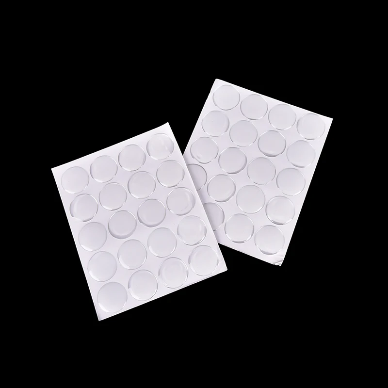 100PCS 1" Round 3D Crystal Clear Epoxy Adhesive Circles Dome Sticker Bottle Cap resin craft material