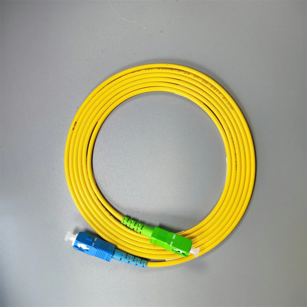 Fiber optic cable 2m 3m 5m 15m SC APC SC UPC fibre optical cable fiber Optic Patch Cord extension cable