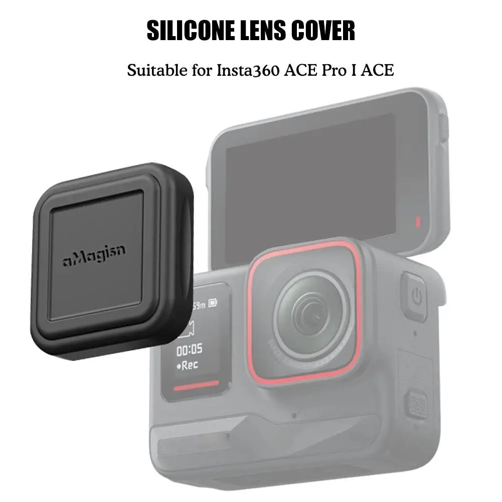 

Силиконовая Защитная крышка для объектива Insta360 Ace Pro/Ace с защитой от царапин, аксессуары для Insta360 Ace/Pro