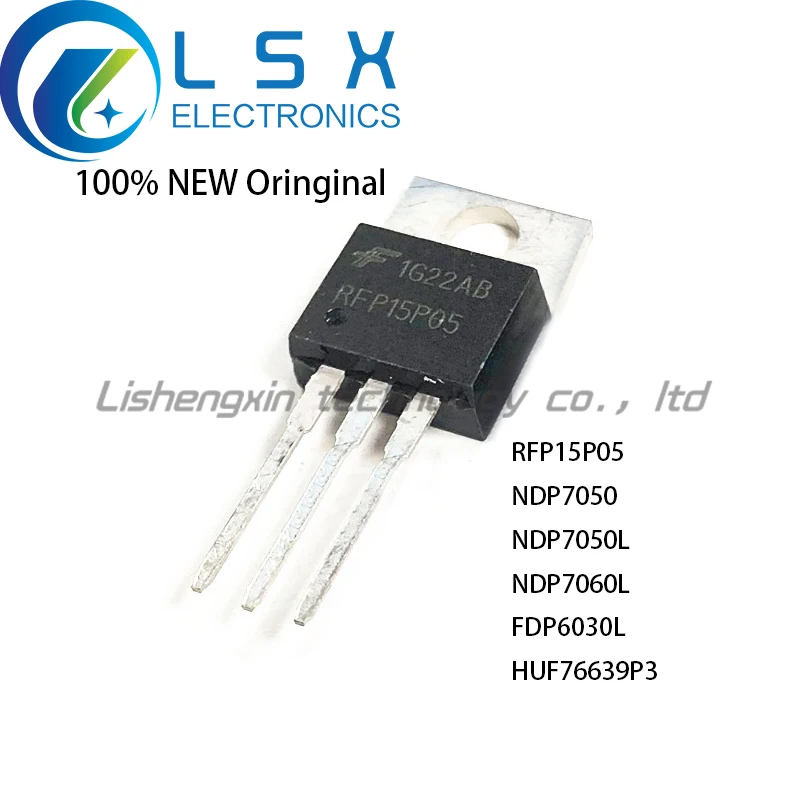 

New/10pcs RFP15P05 NDP7050 NDP7050L NDP7060L FDP6030L HUF76639P3 TO220 Original On stock