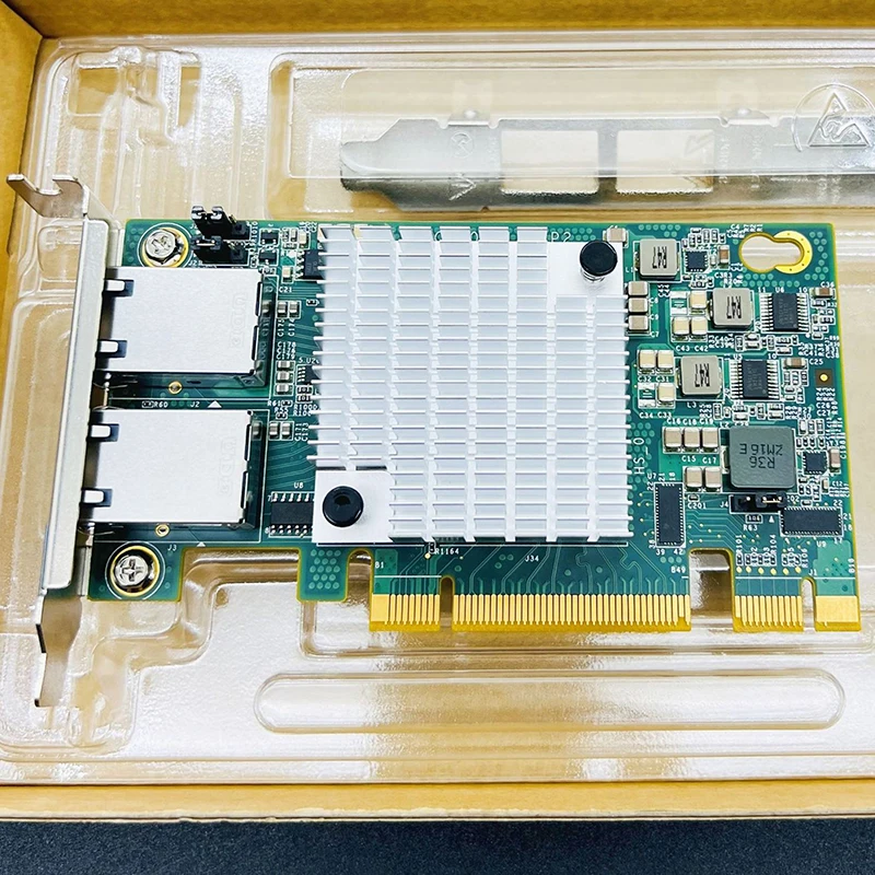 X540-T2 PCIE-X8 네트워크 확장 어댑터, 듀얼 포트 이더넷 카드, 다중 시스템에 적합, 10G
