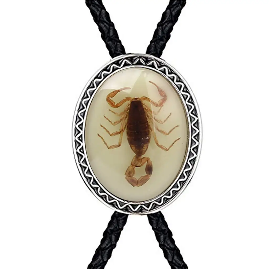 Cravatta Bolo Uomo E Donna Stile Cowboy | Regolabile 45-80 Cm, Con Pendente In Lega E Pietra Turchese | Moda Country E Western