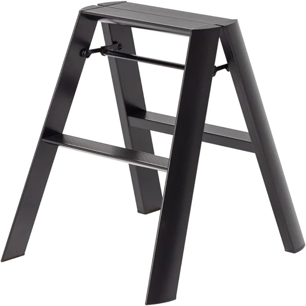 

Telescopic Ladder Stool 10% Resin Design Forward So No Need to Hide It Away! Stands on Its Own When Folded Steps With Integrated