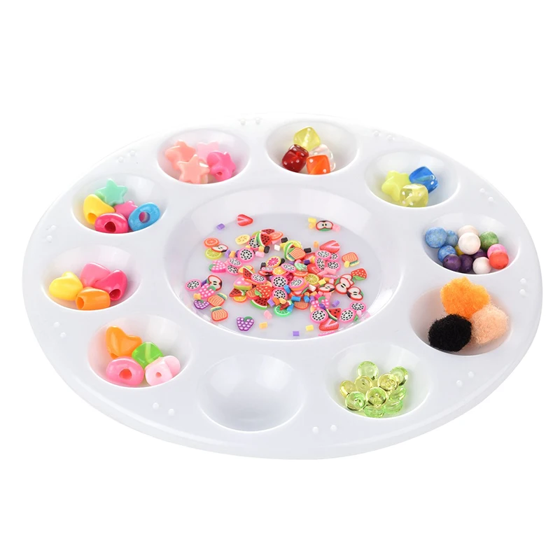 Paint Tray Palettes 15pcs 10 Wells Plastic for Acrylic Oil Watercolor Craft DIY Art Painting