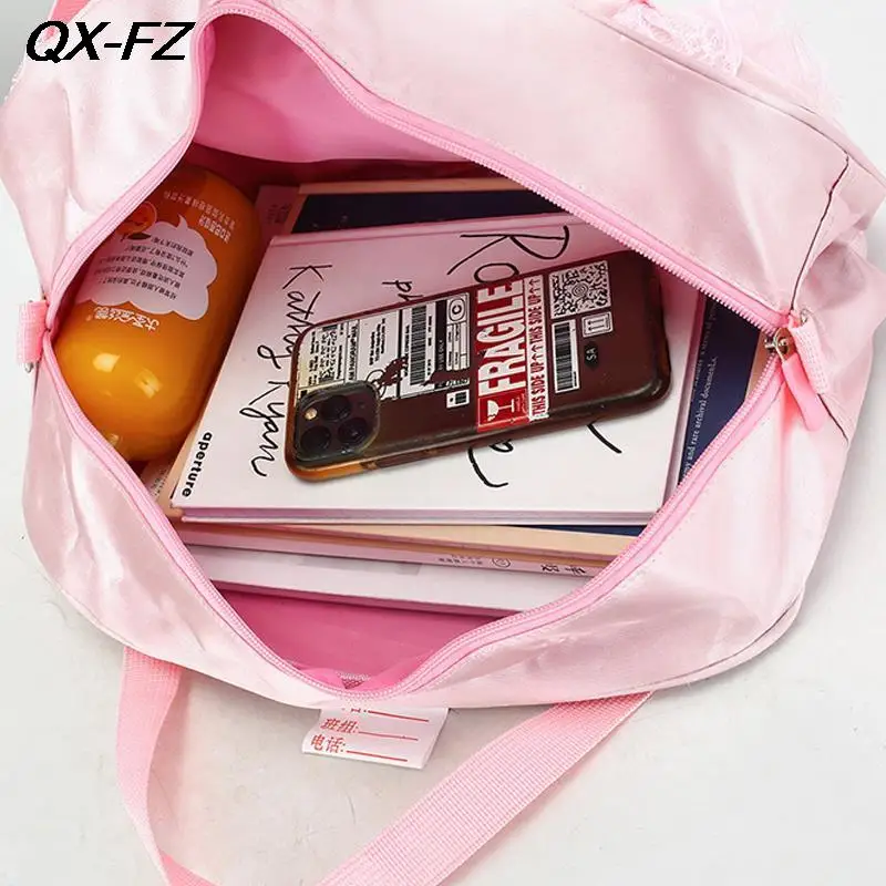 2025 Girls Dance Bag Ballet Dance Backpack Toddler Gymnastics Latin Dance Storage Bag Kids Yoga Tap Jazz Dance Print Handbag 3