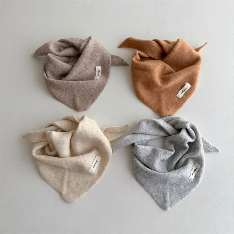 Baby Scarf Wool Scarf Baby Wool Triangle Scarf Autumn Winter