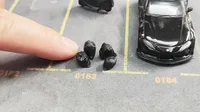 1/64 87 HO Garbage Bag Model Stacking Rubbish Can Sand Table Scene Accessories Train Model B003 1